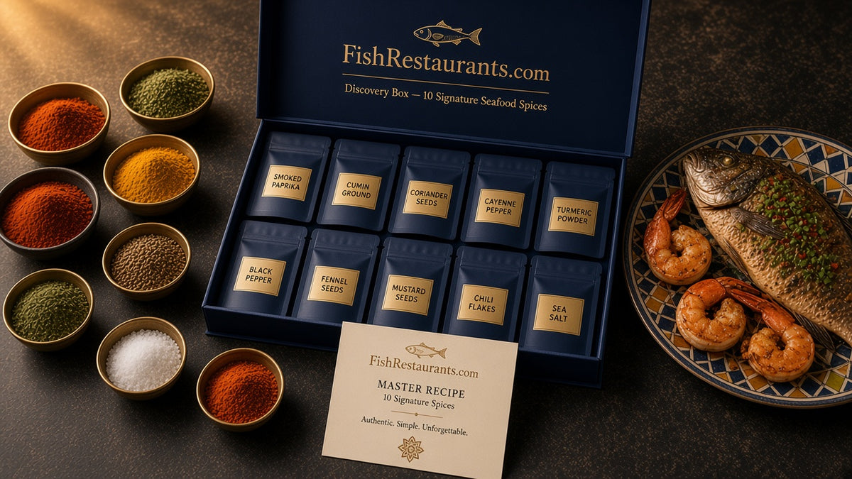 World Seafood Spice Pack – 10 Blends from Around the World